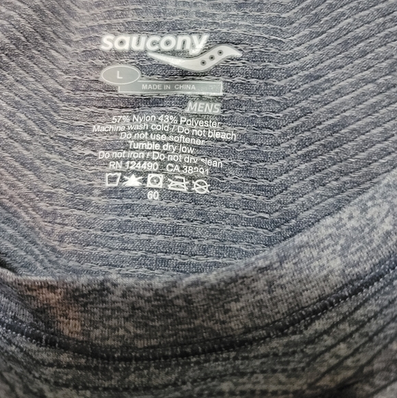Saucony Men's Sports Top - Picture 3 of 5